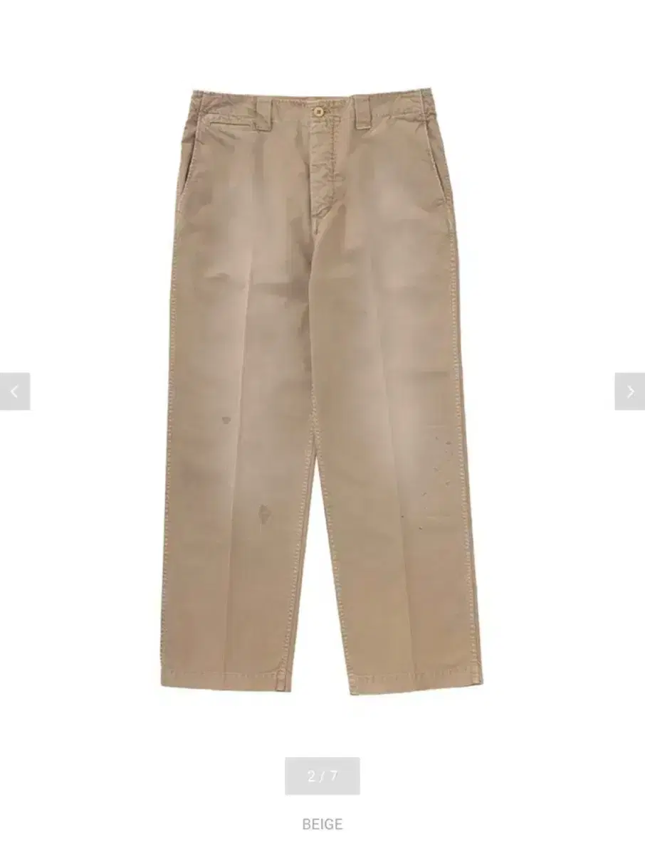 비즈빔 24AW WIDE CHINO PANTS CRASH